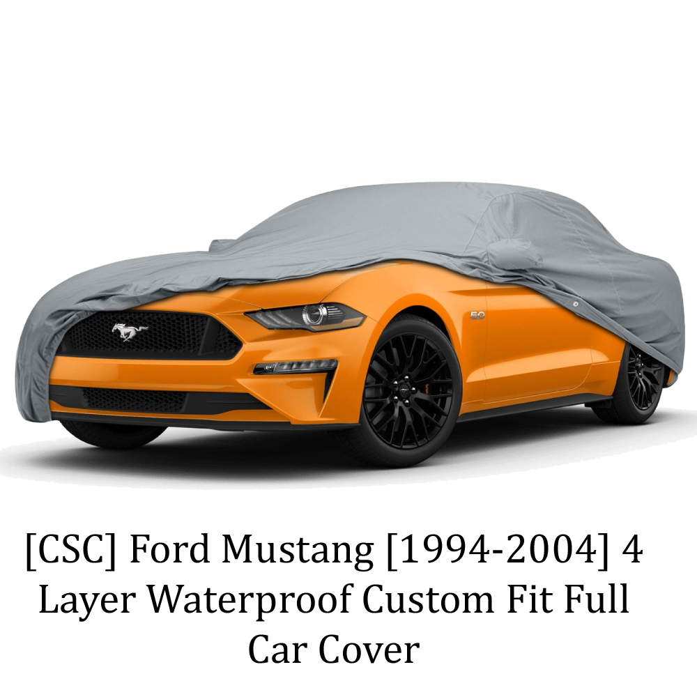 [CSC] Ford Mustang [19942004] 4 Layer Waterproof Custom Fit Full Car Cover eBay